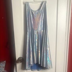 Shimmering Halter Dress